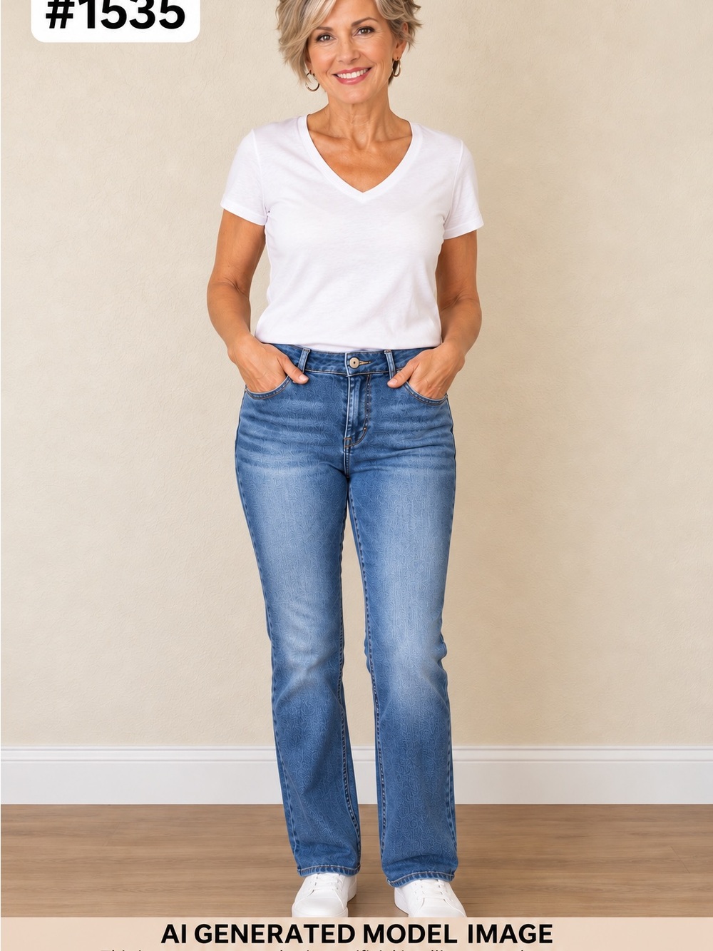 Democracy Women's Straight Leg Jeans in Light Blue Denim Size 4